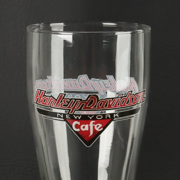 Vintage Harley Davidson New York Cafe Pilsner Glass - Picture 1 of 5
